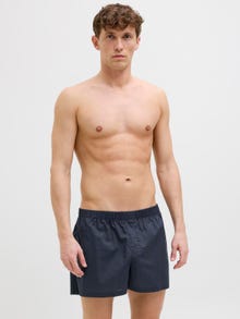 Jack & Jones Büyük Beden 3'lü Boxer Paketi - Mılano -Vintage Indigo - 12282286