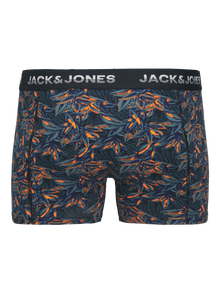 Jack & Jones Erkek 3'lü Boxer Paketi - Maxwell -Dark Navy - 12283353