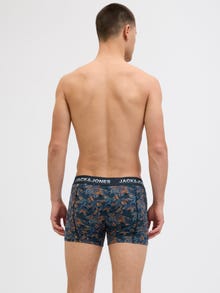 Jack & Jones Erkek 3'lü Boxer Paketi - Maxwell -Dark Navy - 12283353
