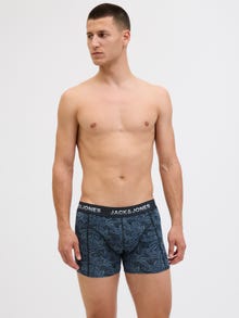 Jack & Jones Erkek 3'lü Boxer Paketi - Maxwell -Dark Navy - 12283353