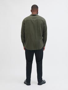 Jack & Jones Büyük Beden Cepli Gömlek - Classıc -Rosin - 12284613