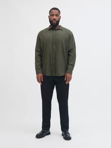 Jack & Jones Büyük Beden Cepli Gömlek - Classıc -Rosin - 12284613