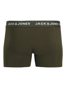 Jack & Jones Erkek 7'li Düz Boxer Paketi - Benja -Black - 12285464