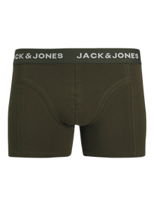 Jack & Jones Erkek 7'li Düz Boxer Paketi - Benja -Black - 12285464