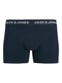 Jack & Jones Erkek 7'li Düz Boxer Paketi - Benja -Black - 12285464