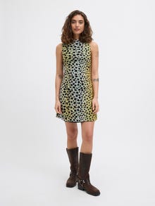 Jack & Jones Kadın Kayık Yaka Elbise - Mınna -Lemon Meringue - 12285473