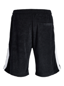 Jack & Jones Geniş Bacak Kalıp Orta bel Koşu Şortu -Black - 12285502
