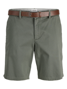 Jack & Jones Erkek Kemerli Chıno Şort - Marco -Mulled Basil - 12285548