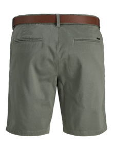 Jack & Jones Erkek Kemerli Chıno Şort - Marco -Mulled Basil - 12285548