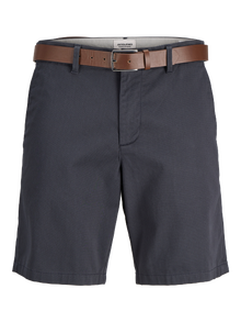 Jack & Jones Erkek Kemerli Chıno Şort - Marco -Dark Navy - 12285548