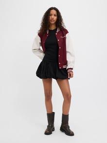 Jack & Jones Kadin Balon Etek Mini Elbise - Forest -Black - 12285781