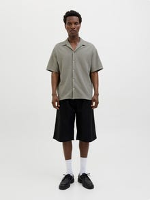 Jack & Jones Erkek Kısa Kollu Gömlek - Blaleo -Dried Sage - 12286175