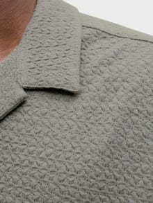 Jack & Jones Erkek Kısa Kollu Gömlek - Blaleo -Dried Sage - 12286175