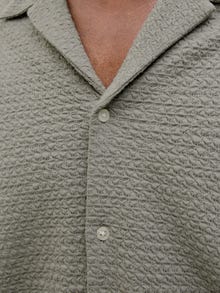 Jack & Jones Erkek Kısa Kollu Gömlek - Blaleo -Dried Sage - 12286175