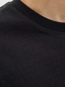 Jack & Jones Erkek Kısa Kollu Baskılı Tişört - Dıa -Black - 12286609
