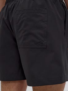 Jack & Jones Erkek Baskılı Deniz Şortu - Mauı -Black - 12287670