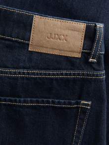 Jack & Jones Kadın Barrel Fıt Jean -Dark Blue Denim - 12287824