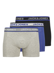Jack & Jones Büyük Beden 3'lü Boxer Paketi - Chrıstıan -Black - 12289320